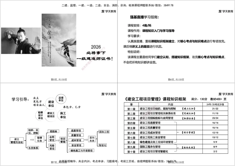 01.2026年一建《管理》强基特训-学员版(1)_2026年一级建造师_2026年一建管理_2026年一建管理SVIP_2026一建管理SVIP_03-习题精析✿实战特训✿模考通关_--配套讲义--