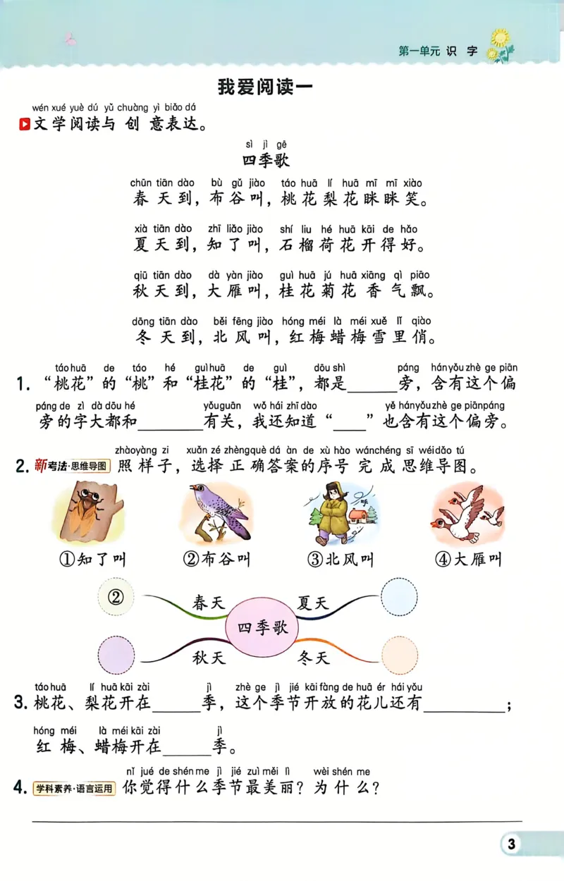 1054一下语文课时《典中点》1-50页_一年级上下册资料_一年级下册小红书同款资料_一下数学