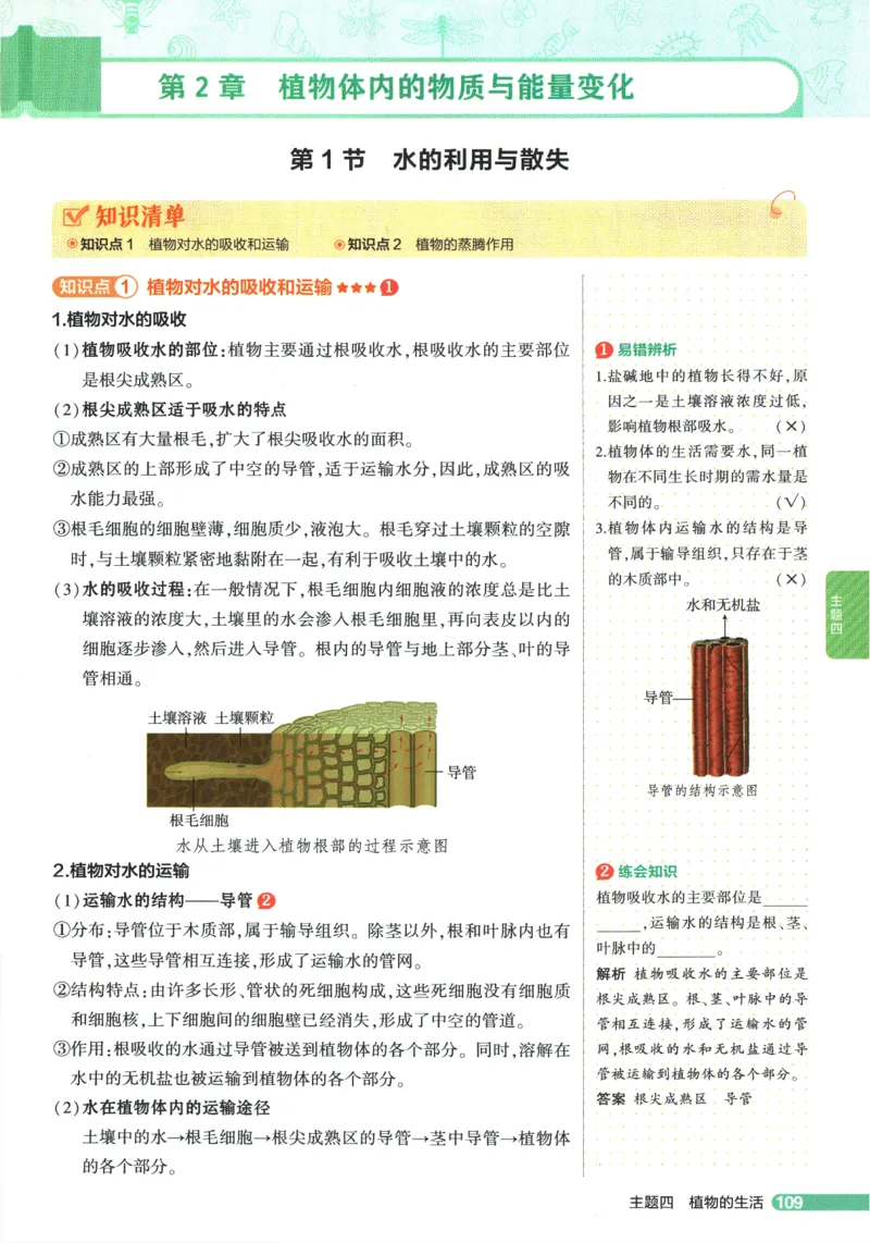 2026版53初中知识清单-生物