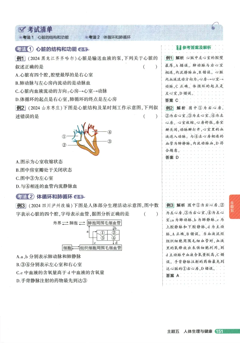 2026版53初中知识清单-生物