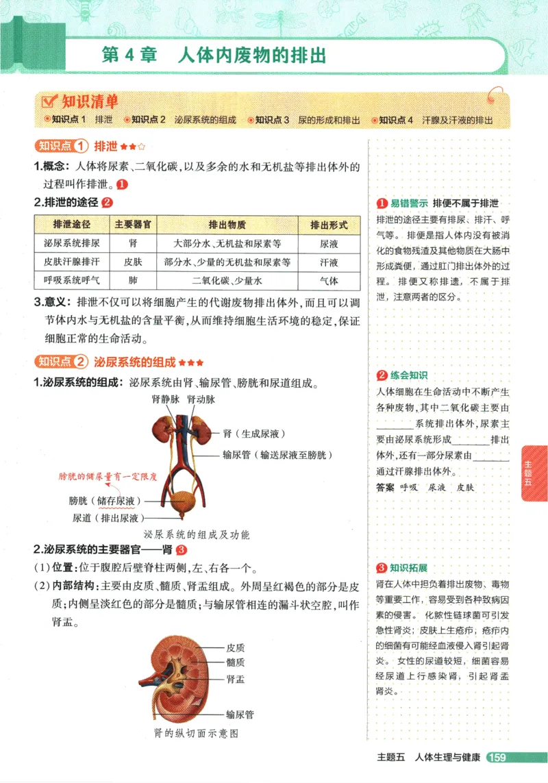 2026版53初中知识清单-生物