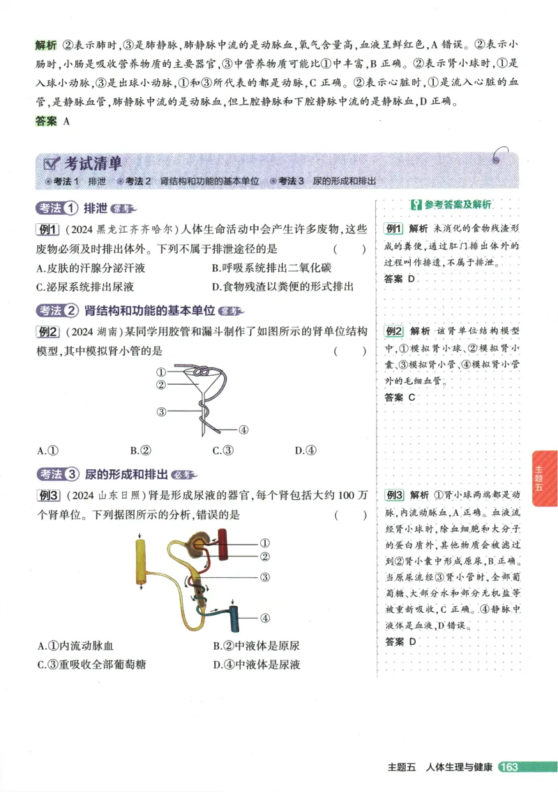 2026版53初中知识清单-生物