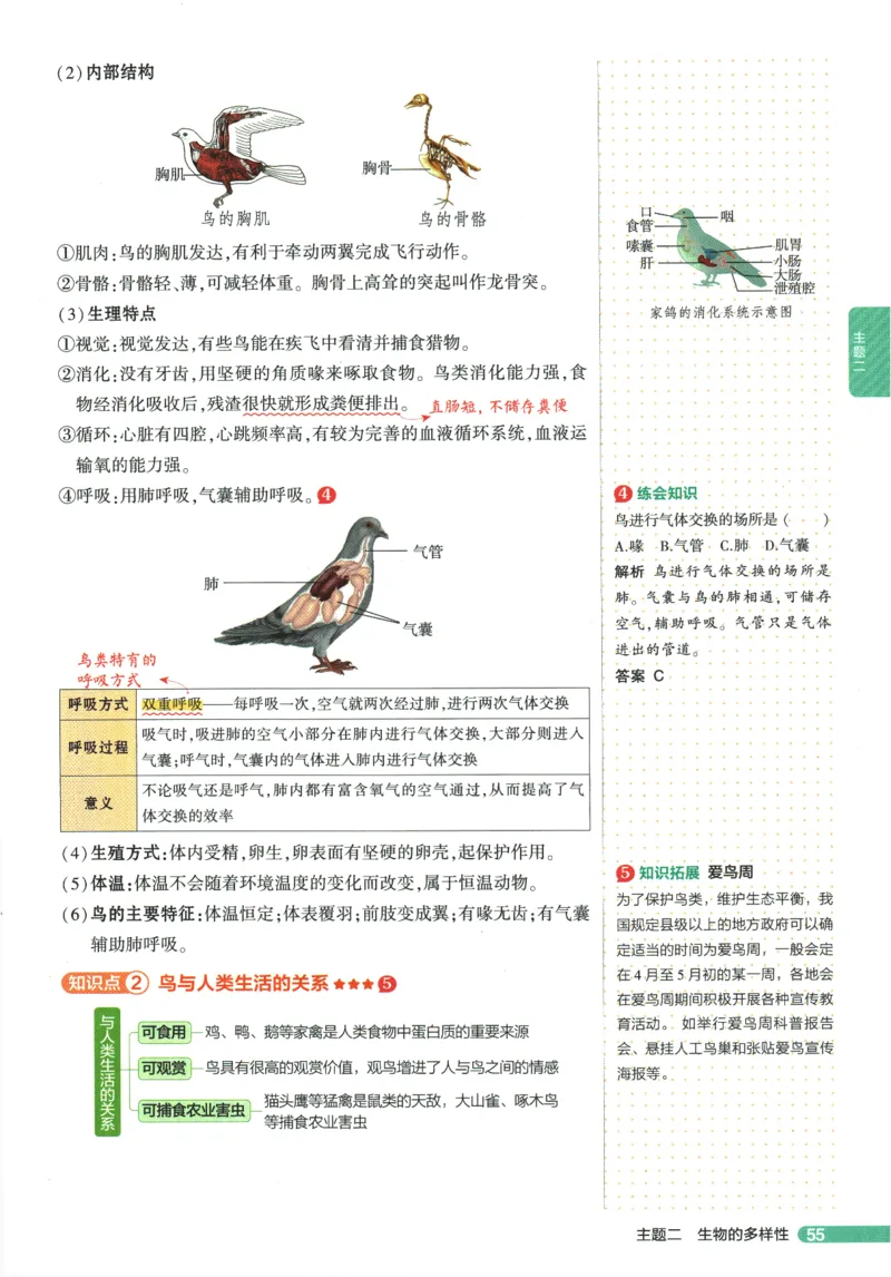 2026版53初中知识清单-生物
