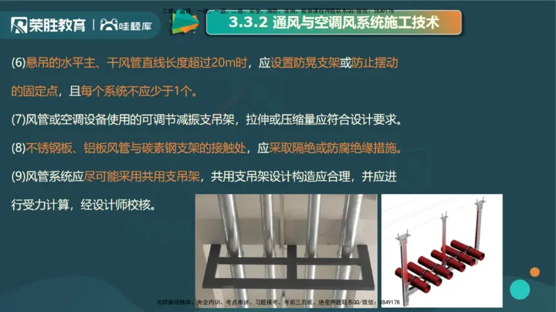 3.3通风与空调工程施工技术2（PPT版）_2026年一级建造师_2026年一建机电_2025年一建机电SVIP_02-基础精讲✿高端面授✿深度强化_12-机电《教材精讲班》王峰RS推荐_讲义