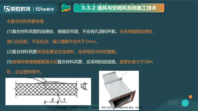 3.3通风与空调工程施工技术2（PPT版）_2026年一级建造师_2026年一建机电_2025年一建机电SVIP_02-基础精讲✿高端面授✿深度强化_12-机电《教材精讲班》王峰RS推荐_讲义