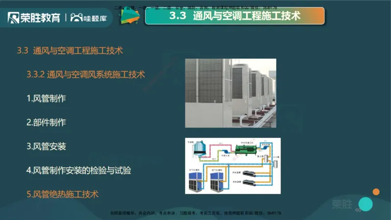 3.3通风与空调工程施工技术2（PPT版）_2026年一级建造师_2026年一建机电_2025年一建机电SVIP_02-基础精讲✿高端面授✿深度强化_12-机电《教材精讲班》王峰RS推荐_讲义