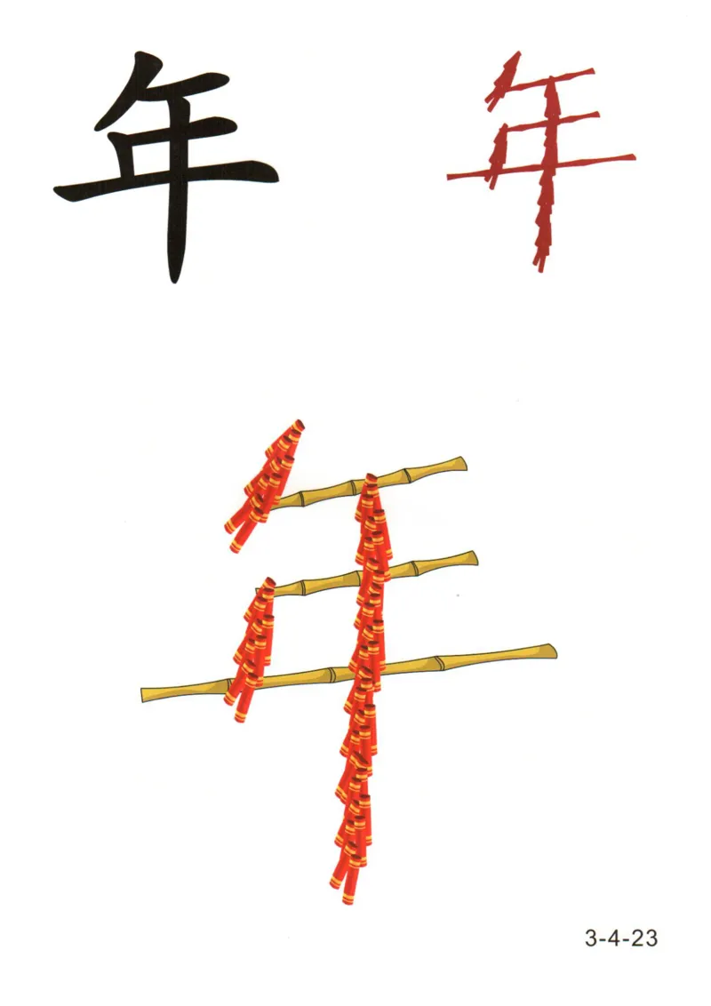 识字看图识字记忆闪卡-第三集_幼小语数英专项资料_幼小语文专项