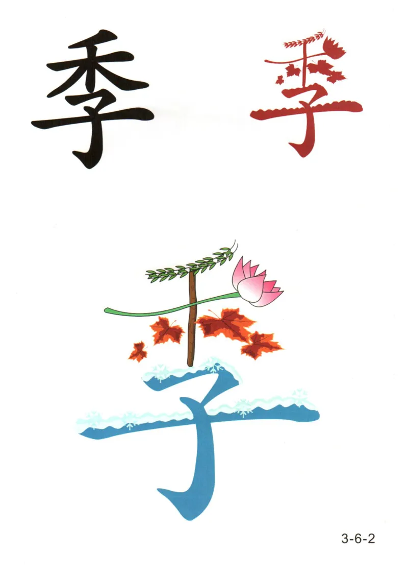 识字看图识字记忆闪卡-第三集_幼小语数英专项资料_幼小语文专项