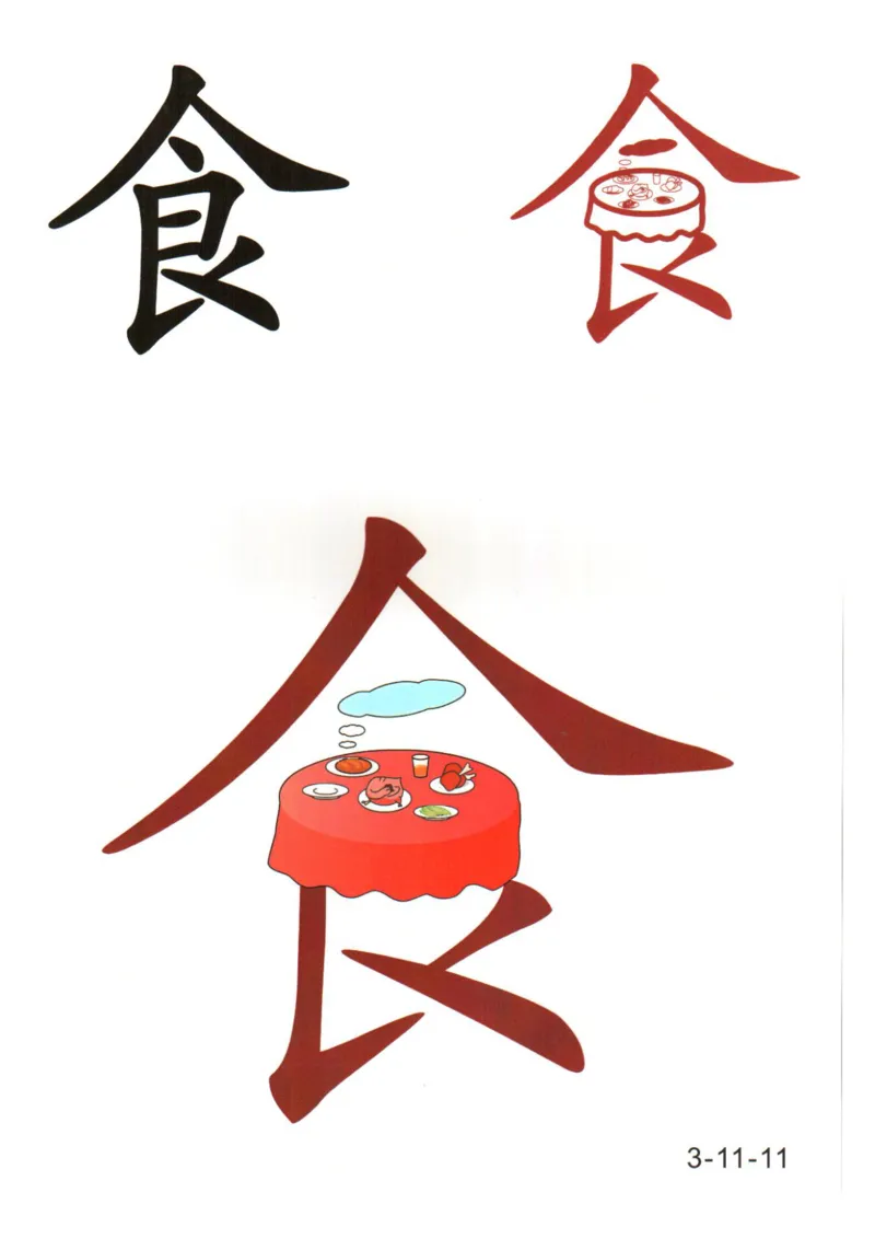 识字看图识字记忆闪卡-第三集_幼小语数英专项资料_幼小语文专项