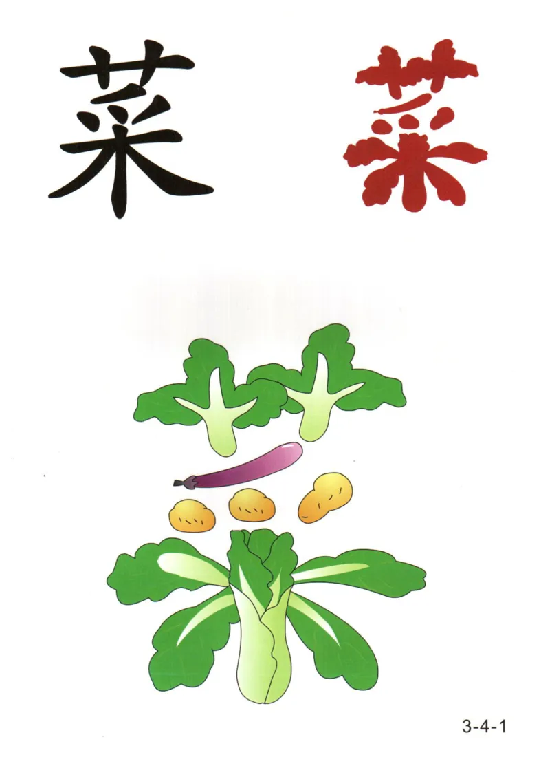 识字看图识字记忆闪卡-第三集_幼小语数英专项资料_幼小语文专项