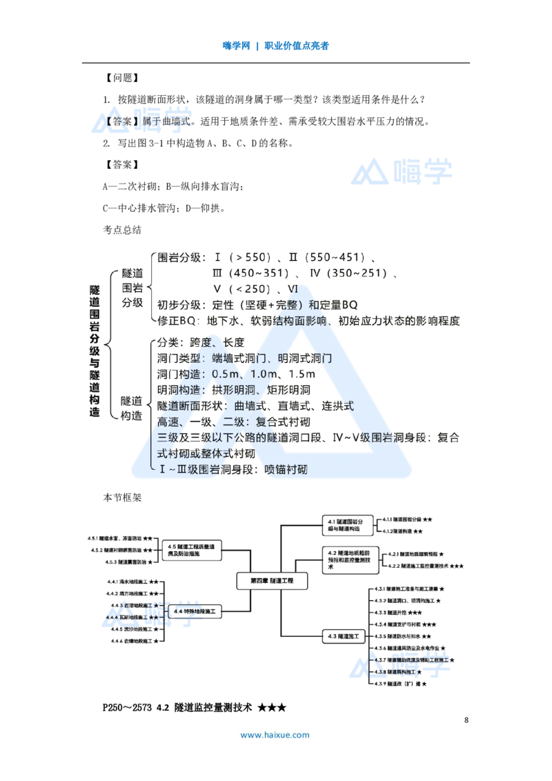 38.2025黄铃-3D实景通关-第一篇公路工程技术（37）隧道围岩分级与隧道构造及隧道监控量测技术_2026年一级建造师_2026年一建公路_2025年一建公路SVIP_02-基础精讲✿高端面授✿深度强化
