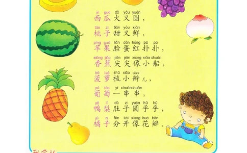 p81-识字：水果歌_幼小衔接全套_7.幼小衔接全套_22、幼小衔接教材_语文幼小衔接教师参考用书word（语文）