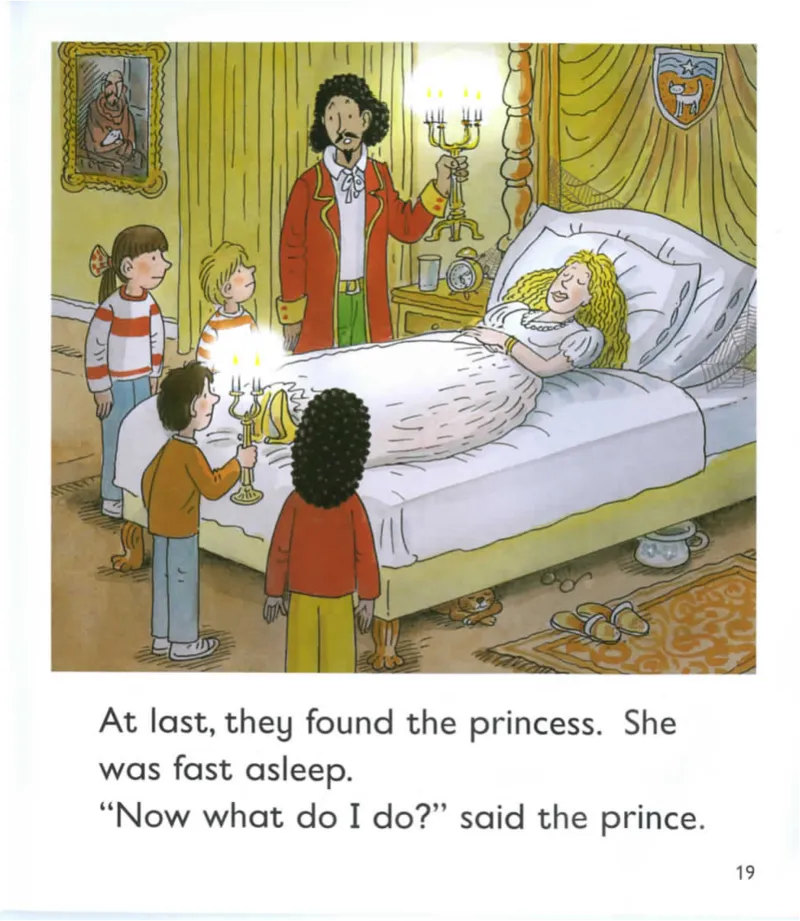 5-19SleepingBeauty_Frank（小毛怪）老师爆笑阅读单词课（50个故事3000词）_牛津树5级别穿越单词课课件