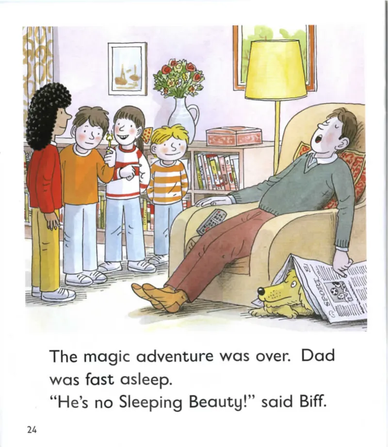 5-19SleepingBeauty_Frank（小毛怪）老师爆笑阅读单词课（50个故事3000词）_牛津树5级别穿越单词课课件