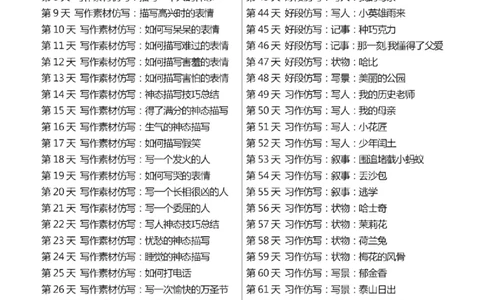 4年级上 好文仿写小练笔 新 160页