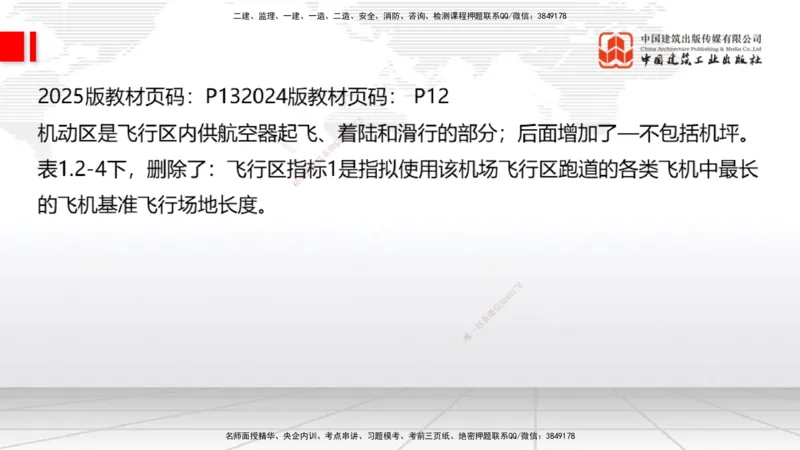 01.20一建《民航》新教材变动解析课（第2轮）_2026年一级建造师_2026年一建民航_2025年一建民航SVIP_02-基础精讲✿高端面授✿深度强化_09-民航《教材精讲班》谷永生JGS_讲义