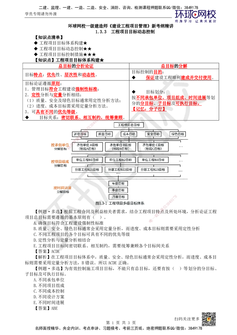 09.第9讲-13工程项目管理规划与动态控制2_2026年一级建造师_2026年一建管理_2025年一建管理SVIP_02-基础精讲✿高端面授✿深度强化_25-管理《考点精讲班》张君、郑春秋HQ_郑春秋