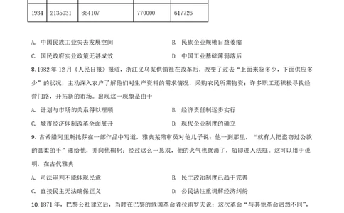 2021年高考历史试卷（全国甲卷）（空白卷）_历史历年高考真题_新&middot;PDF版2008-2025&middot;高考历史真题_历史（按省份分类）2008-2025_2008-2024&middot;（贵州）历史高考真题
