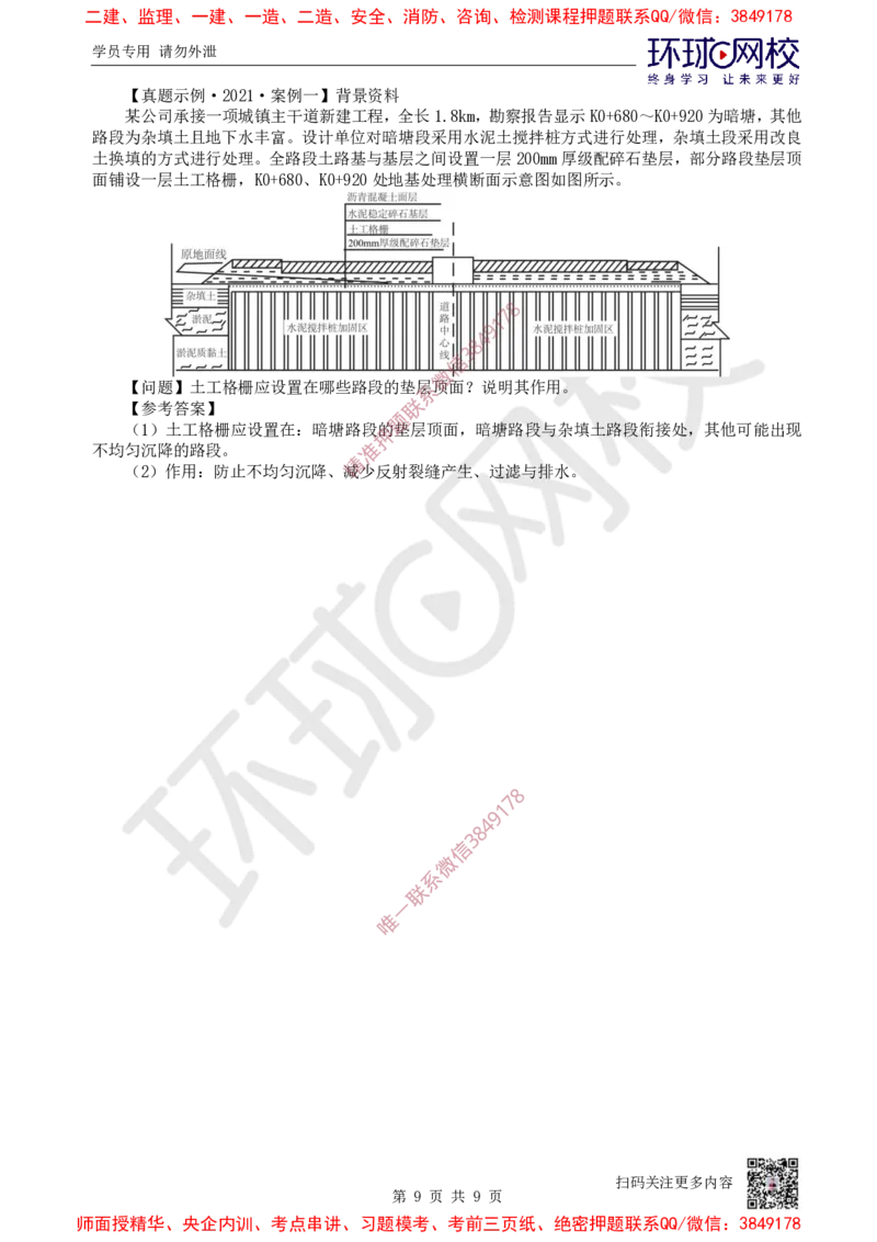 02.2025一建市政案例特训-第2讲-道路（1）_2026年一级建造师_2026年一建市政_2025年一建市政SVIP_04-冲刺串讲✿考点强化✿小灶集训_21-市政《案例特训班》李莹HQ