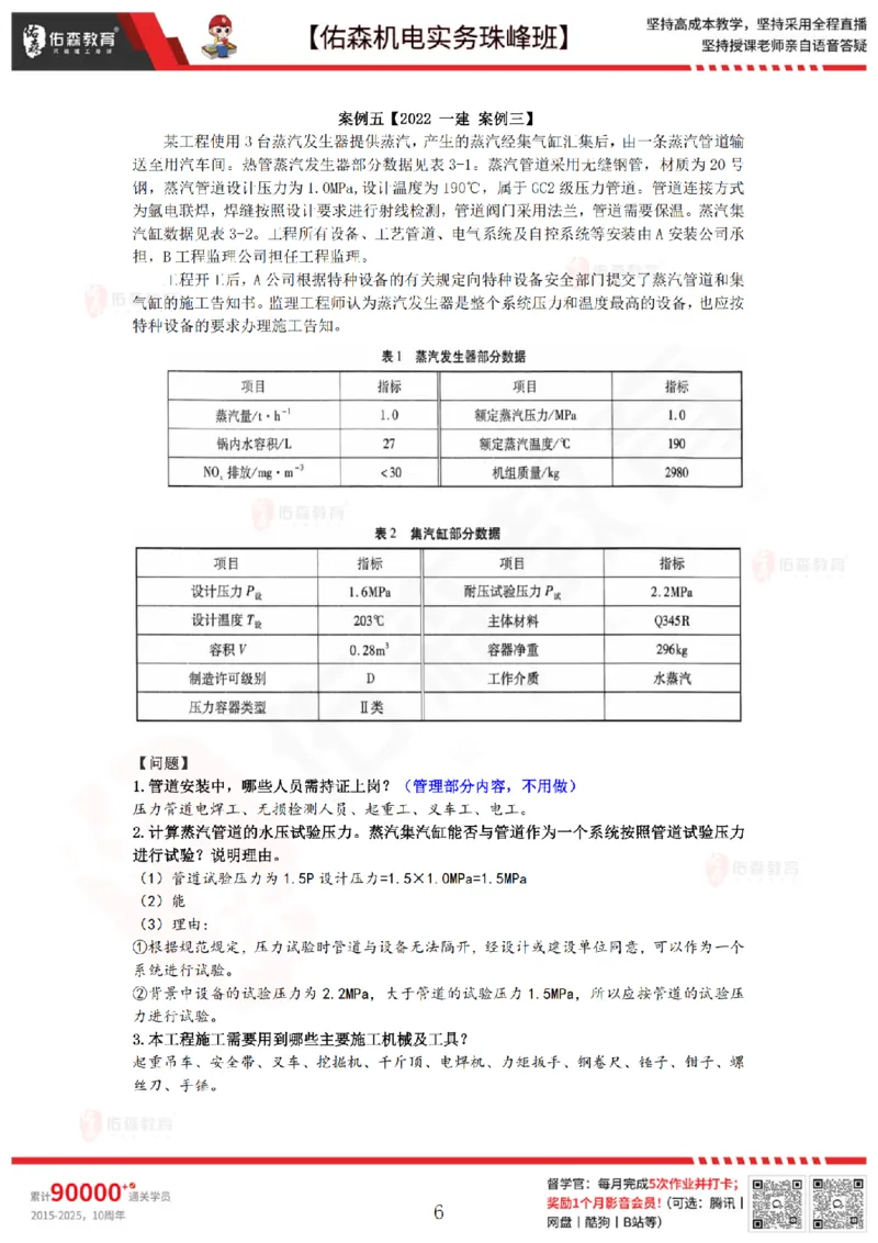 4月30日佑森机电实务珠峰班VIP作业答案_2026年一级建造师_2026年一建机电_2025年一建机电SVIP_02-基础精讲✿高端面授✿深度强化_34-机电《珠峰直播班》丁雷YS推荐