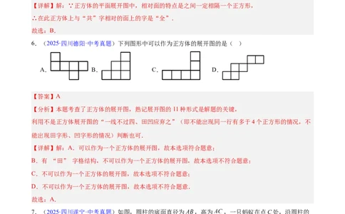 专题13几何图形初步与平行线(解析版)_2023-2025《3年中考1年模拟真题分类汇编》数学