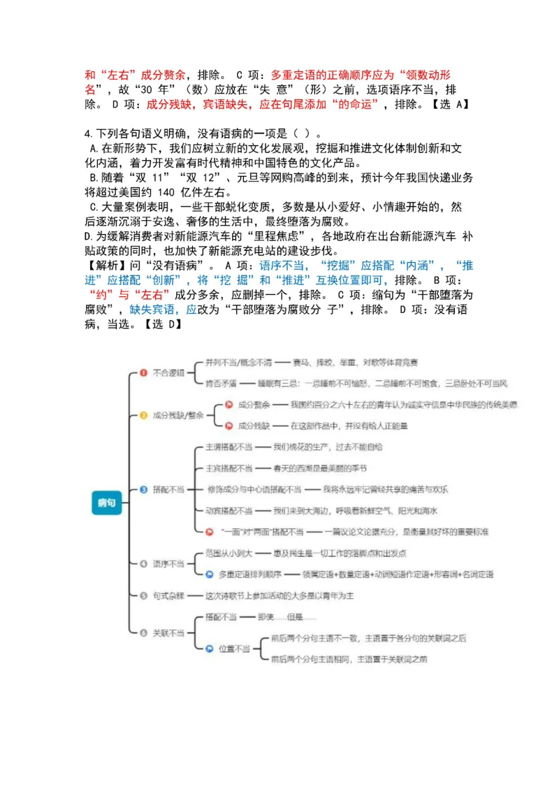 2025军队文职三色笔记行测_军队文职(1)_03.军队文职公共课-必备知识+笔记点+讲义_03.军队文职公共科目三色笔记