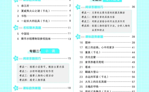 25秋 星级阅读 六年级语文上（R版）
