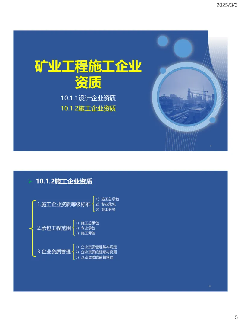 09、一建矿业第8章矿业工程企业资质与施工组织_2026年一级建造师_2026年一建矿业_2025年一建矿业SVIP_02-基础精讲✿高端面授✿深度强化_15-矿业《自营全系班》大海SMR_讲义