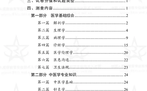 17、中医学专业科目考试大纲_军队文职(1)_08.备考分数线等信息_新版军队文职考试大纲