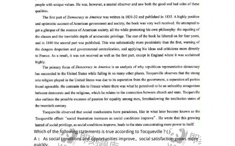 0-军队文职人员招聘考试《英语语言文学》模拟预测6-325796_军队文职(1)_01.军队文职真题-专业课_（全）版本一（历年真题+章节练习+模拟题）_英语言文学(军队文职)_预测模拟_题目+解析