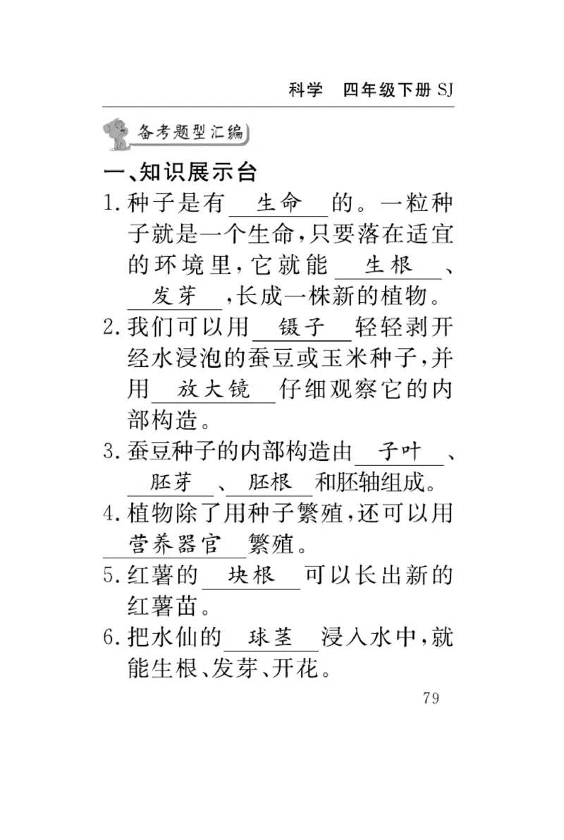 苏教版科学四年级下册速记速查_2024年人教版小学数学一二三四五六年级上册下册期中期末试a0747_小学全科《同步练习+精品试卷》打包下载（1-6年级单元月考期中期末试卷）_小学科学