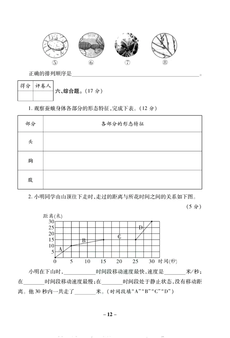科学教科版单元测试卷3年级下册_2024年人教版小学数学一二三四五六年级上册下册期中期末试a0747_小学全科《同步练习+精品试卷》打包下载（1-6年级单元月考期中期末试卷）_小学科学