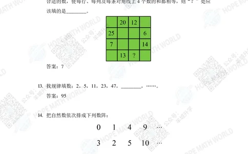 2024IHC5培训题-答案版_希望杯IHC