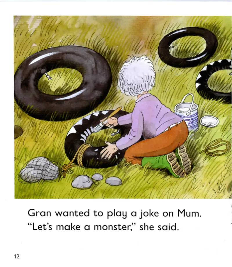 5-12AMonsterMistake_Frank（小毛怪）老师爆笑阅读单词课（50个故事3000词）_牛津树5级别穿越单词课课件