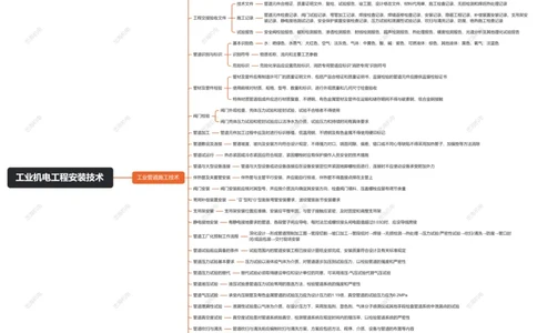 4.2工业管道施工技术_2026年一级建造师_2026年一建机电_2025年一建机电SVIP_04-冲刺串讲✿考点强化✿小灶集训_32-机电《冲刺串讲班》刘忠海SMR_2025一建机电思维导图（忠海机电）