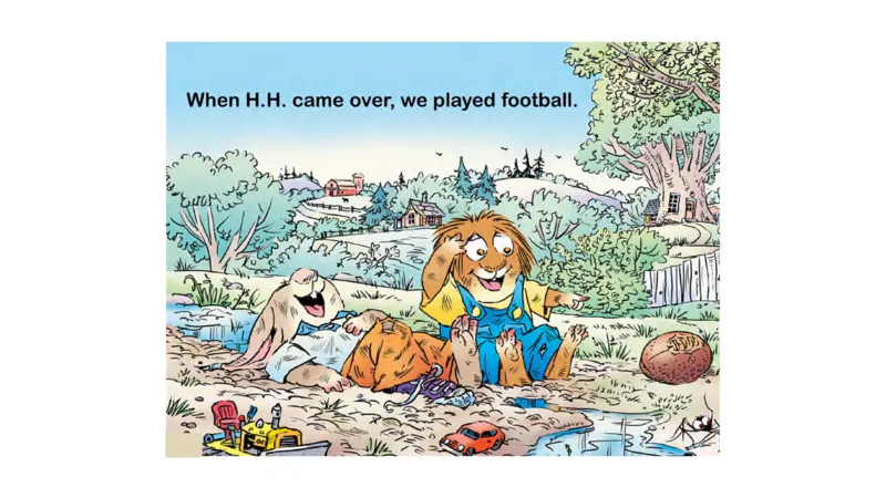 13.Justsothankful_Frank（小毛怪）老师爆笑阅读单词课（50个故事3000词）_小炸毛爆笑故事单词课课件