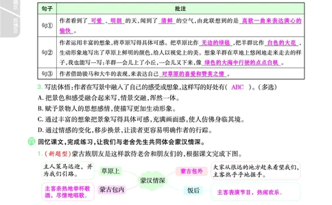 2025秋一遍过语文RJ6上主书教师用书（答案版）_六年级上册