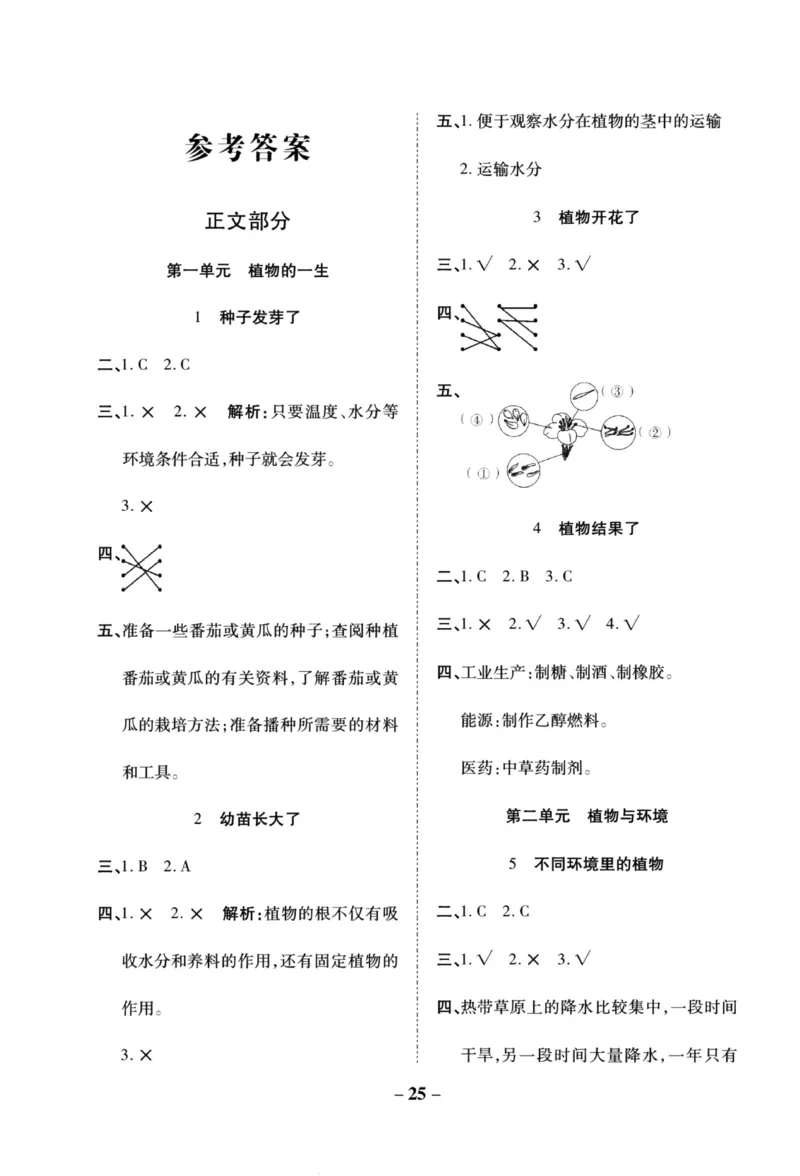 科学苏教版单元测试卷3年级下册_2024年人教版小学数学一二三四五六年级上册下册期中期末试a0747_小学全科《同步练习+精品试卷》打包下载（1-6年级单元月考期中期末试卷）_小学科学
