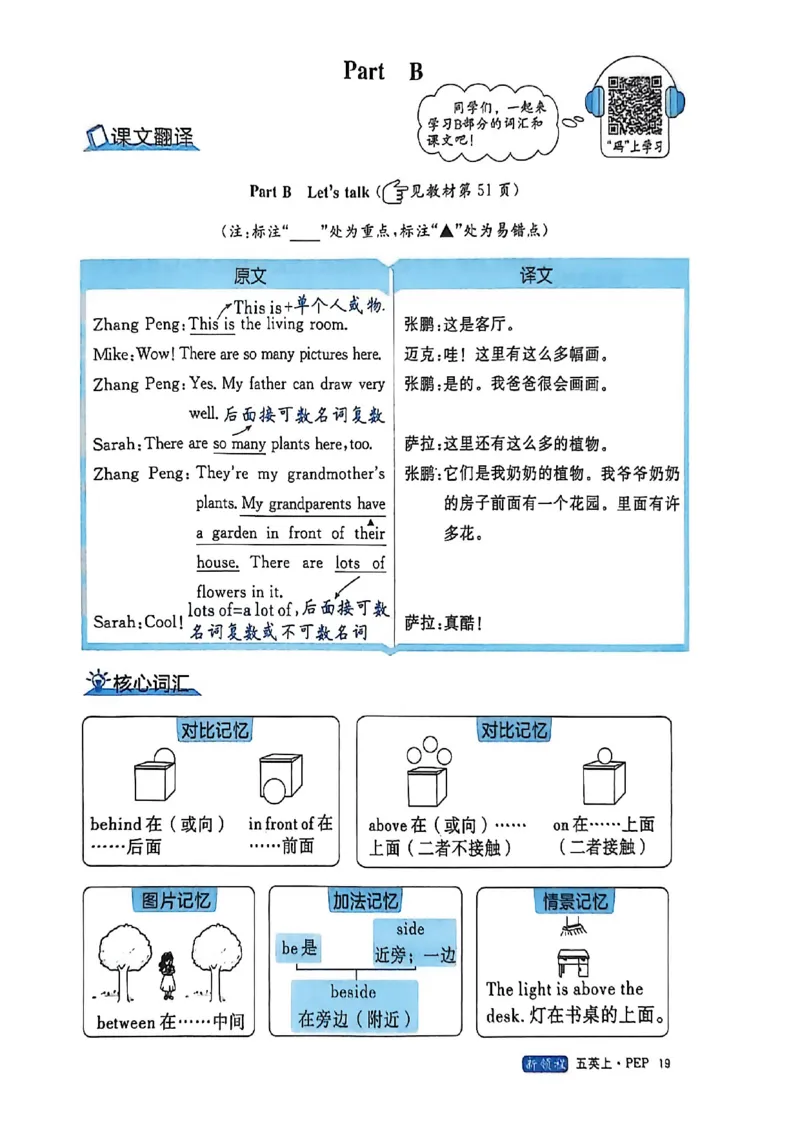 2025秋新领程英语五上知识梳理_《优翼新领程》25秋英语5年级上册（人教PEP）