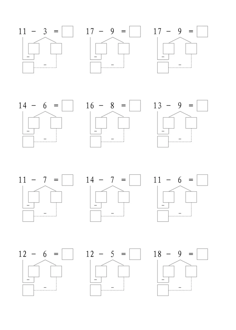 平十法4共17页_幼小衔接全套_7.幼小衔接全套_02、数学_2、凑十法借十法平十法破十法_1、平十法85页