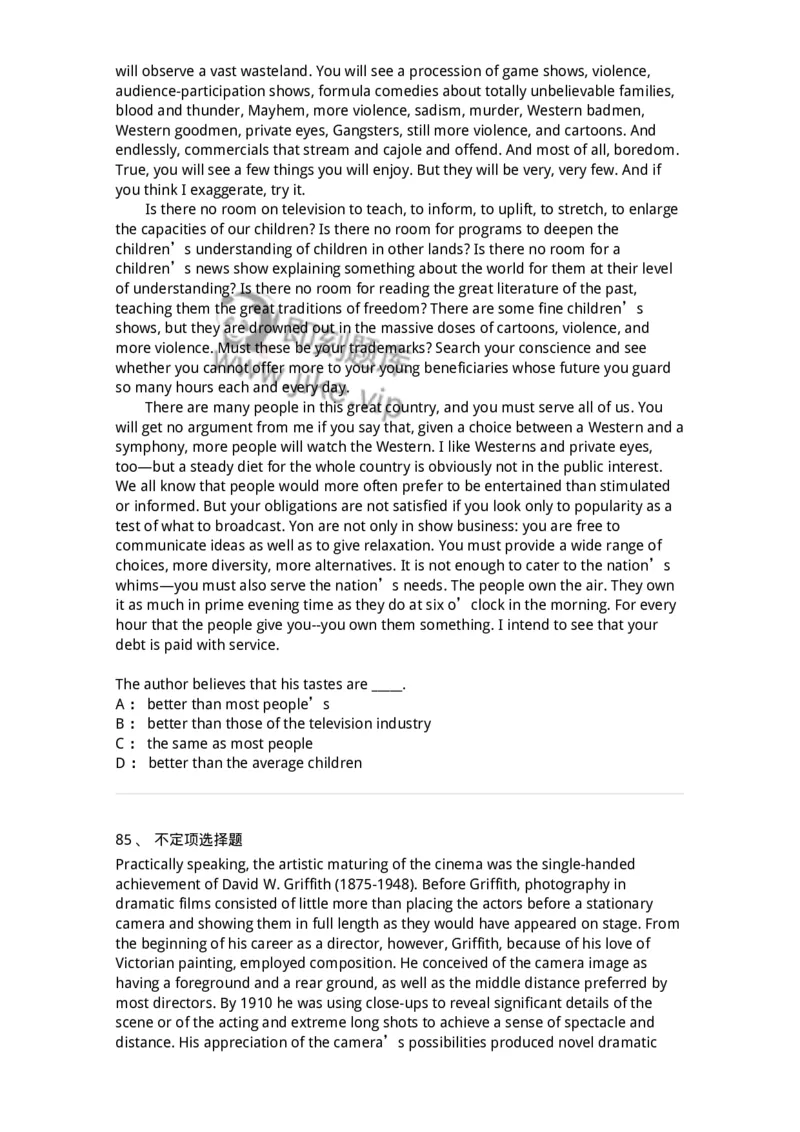 202-2025年军队文职人员招聘《英语语言文学》模拟预测2-137704_军队文职(1)_01.军队文职真题-专业课_（全）版本一（历年真题+章节练习+模拟题）_英语言文学(军队文职)_预测模拟_纯题目