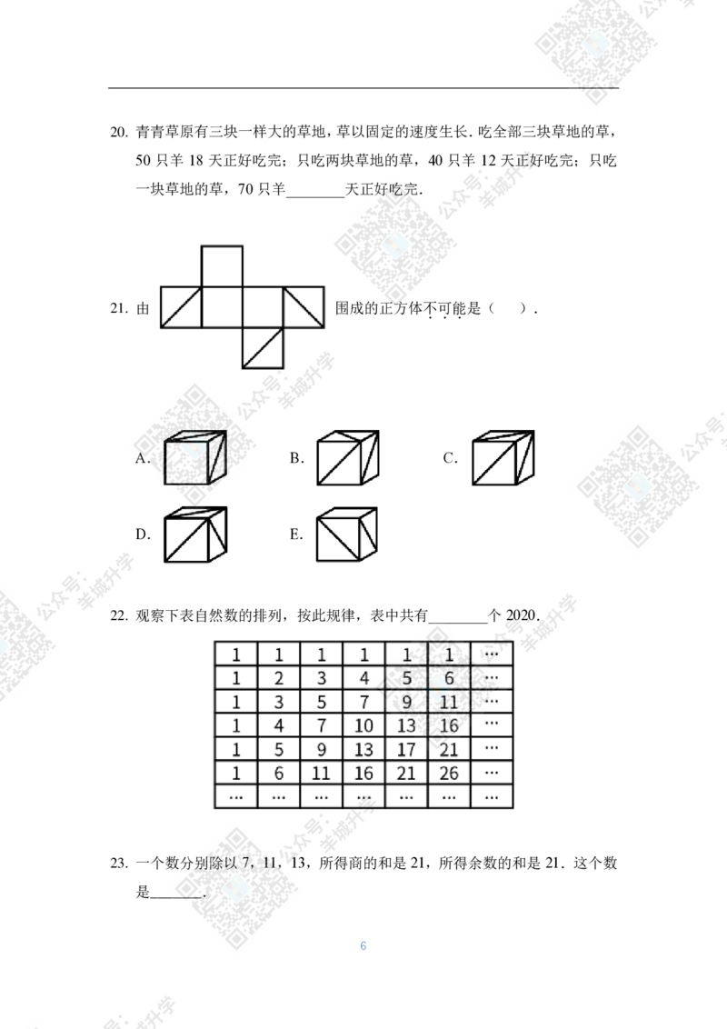 2020夏令营个人战5年级_希望杯IHC