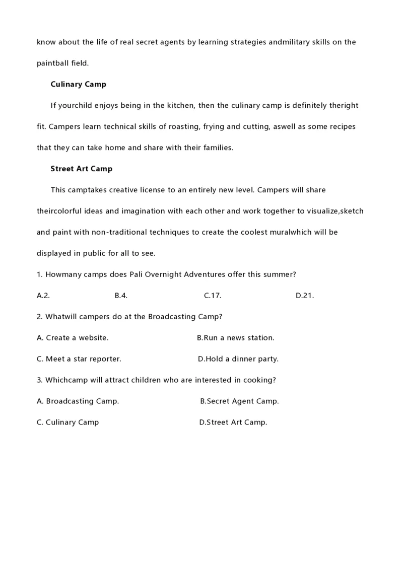 2020年高考英语试卷（新高考Ⅱ卷）（海南）（空白卷）_英语历年高考真题_新&middot;PDF版2008-2025&middot;高考英语真题_英语（按试卷类型分类）2008-2025_全国卷&middot;英语（2008-2025）