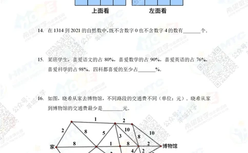 2021希望数学个人战五年级_希望杯IHC