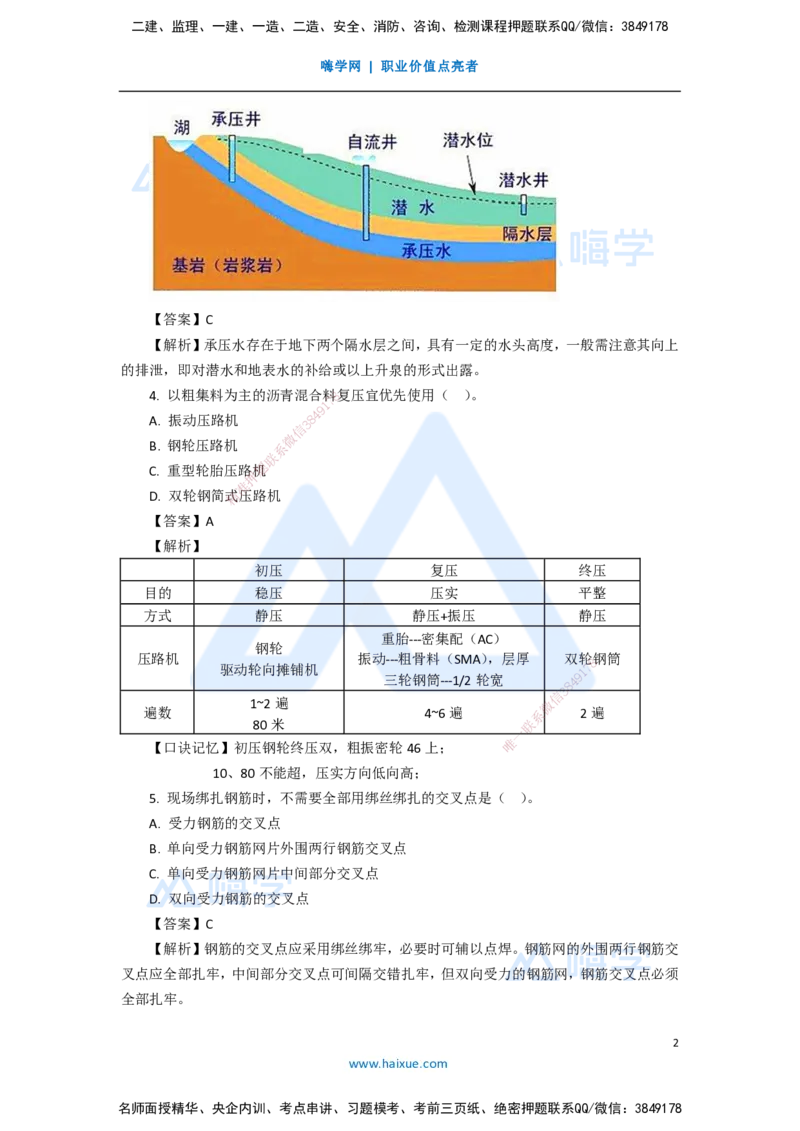 08.2025李四德-五年真题解析-2020年真题-单项选择题_2026年一级建造师_2026年一建市政_2025年一建市政SVIP_03-习题精析✿实战特训✿模考通关_04-市政《五年真题解析》谢明凤HX_讲义
