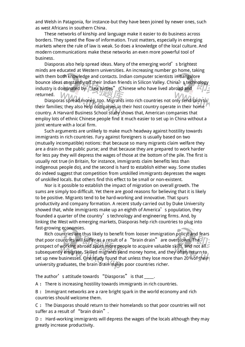 340501-阅读理解1-174339_军队文职(1)_01.军队文职真题-专业课_（全）版本一（历年真题+章节练习+模拟题）_英语言文学(军队文职)_章节练习_题目+解析