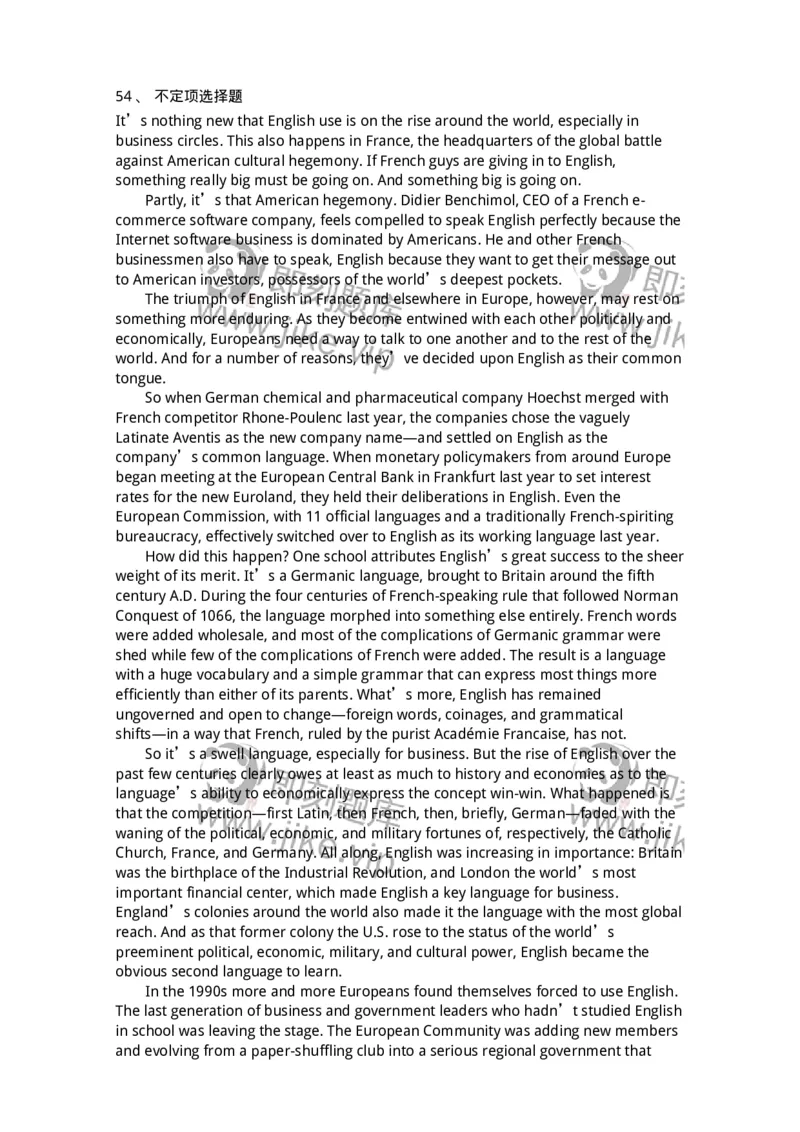 340501-阅读理解1-174339_军队文职(1)_01.军队文职真题-专业课_（全）版本一（历年真题+章节练习+模拟题）_英语言文学(军队文职)_章节练习_题目+解析