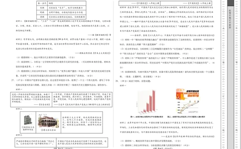 历史（全国通用）（考试版A3）_2025年初中《中考第一次模拟》全国各地区模拟卷（8科全）(1)_2025年《中考第一次模拟卷》初中历史_全国通用&radic;