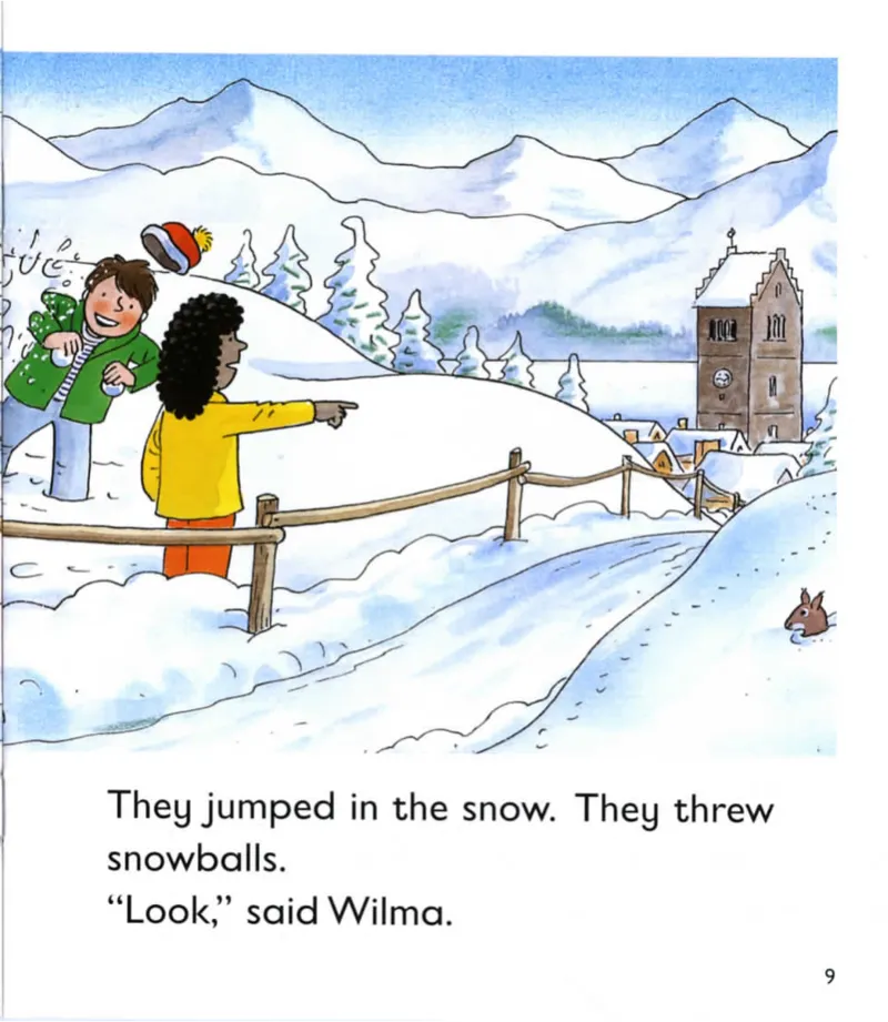 5-06VillageintheSnow_Frank（小毛怪）老师爆笑阅读单词课（50个故事3000词）_牛津树5级别穿越单词课课件