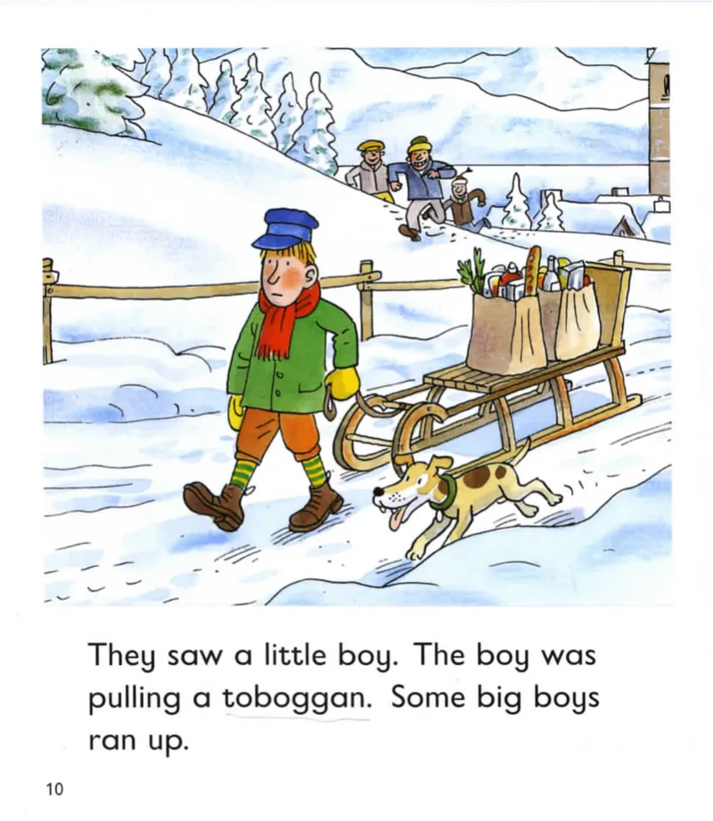 5-06VillageintheSnow_Frank（小毛怪）老师爆笑阅读单词课（50个故事3000词）_牛津树5级别穿越单词课课件